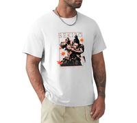 Men's Samurai Shinobi Sekiro Shadows Die Twice T Shirt Souls Game Japanese 100% Cotton Short Sleeve Tees T-Shirt White M