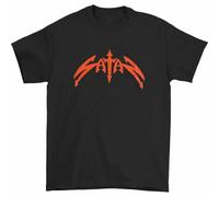 Men's Satan Logo Tee T-Shirt XX-Large Black
