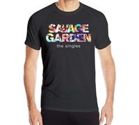 Men's Savage Garden The Singles Quick Drying Outdoor Sports Short Sleeve Athletic Tee Manches Courtes(Large)