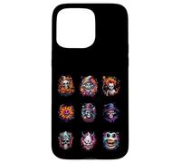 Mens Scary Halloween Portraits of Spooky Heads Coque pour iPhone 15 Pro Max