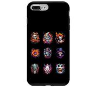 Mens Scary Halloween Portraits of Spooky Heads Coque pour iPhone 7 Plus/8 Plus