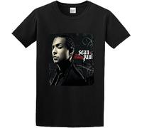 Men's Sean Paul The Trinity T-Shirt Print Tees Short Sleeve O Neck Size XL