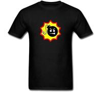 Men's Serious Sam Video Game Logo T-Shirt S ColorName Short Sleeve -XL Black Manches Courtes(Medium)