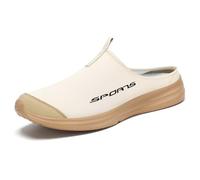 Men's Shoes Summer Slippers Lightweight Casual Shoes Soft Bottom Half Toe A Stirrup Shoes Male Lavable en Machine