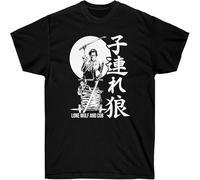 Men's Shogun Assassin Lone Wolf and cub Custom t Shirts Tee Black XL