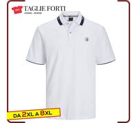 men's short sleeve cotton polo shirt with collar PLUS SIZES from 3xl to 8xl Jack
