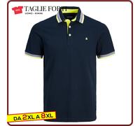 men's short sleeve cotton polo shirt with collar PLUS SIZES from 3xl to 8xl Jack