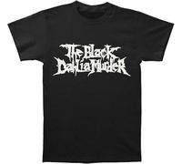 Men's Short Sleeve Shirt Fashion Shirt The Black Dahlia Murder - Classic Logo Black T-Shirt Manches Courtes(3X-Large)