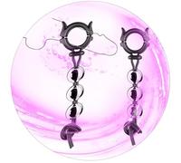 Men'S Silicone Heavy Ball Stretch Ring, Metal Ball Stretcher, Convient à L'EntraîNement D'HaltéRophilie Des Hommes -K + 21 (3 Boules)
