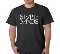 Men's Simple Minds Mens Fashion Cotton Tops Size T-Shirts Black M