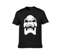 Men's Skull He-Man 80S Cartoon Movie Retro Unisex Tee T-Shirts Black 3XL