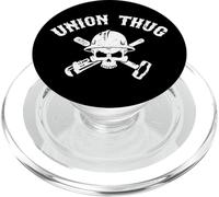 Mens Skull Skilled Labor Day Construction Worker Union Thug PopSockets PopGrip pour MagSafe
