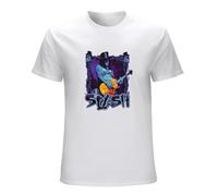 Men's Slash Razorwire World on Fire Made in Stoke Various Races Tee T-Shirts White XXL