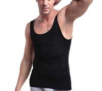 Mens Slimming Body Shaper Vest Shirt, Compression Muscle Tank