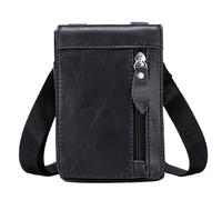 Men's Small Baotou Layer Retro Fanny Pack Shoulder Crossbody Bag A Piece(1)