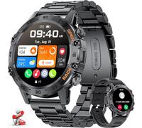 Men's Smart Watch, 1.39 Inch Smartwatch With Heart Rate, Blood Pressure, Spo2, Sleep Monitor For Android Ios, 100+ Sports Modes, Fitness Watch, Ip67, Bluetooth Call