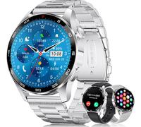 Men's Smart Watch (3 Bracelets), 1.43 Inch Amoled Smart Watch With Bluetooth Call Heart Rate Monitor, 120+ Waterproof Ip68 Sports Smart Watch For Android Ios