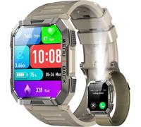 Men's Smart Watch, Bluetooth Call, 1.39 Inch Tft Display, Heart Rate Monitor/Spo2, Sleep Analysis, 100 Sports Modes, For Android/Ios (Grey)