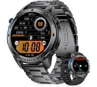 Men's Smart Watch, Built-In Gps Fitness Watch With 110+ Sports Modes, 1.43 Inch Amoled Smartwatch 24/7 Health Monitoring, 500 Mah Battery/Compass, Ip68 Waterproof For Ios Android
