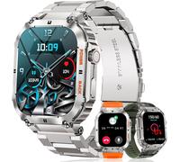 Men's Smart Watch Sport: 1.96 Inch Ips Bluetooth Call Watches With Voice Assistant ¿ Waterproof Fitness Smartwatch Compatible With Android Ios