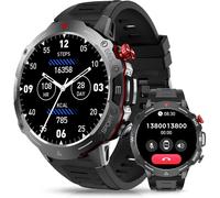 Men's Smart Watch With Bluetooth Call 1.52 Inch Hd Military Watch For Men Robust With Voice Assistant Heart Rate Monitor 120 Modes Sport Heart Rate Spo2 Pedometer For Android Ios