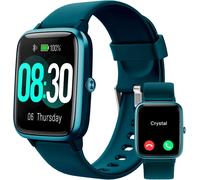 Men's Smart Watch With Bluetooth Call Smartwatch Sport Compatible With Samsung Huawei Xiaomi Android Ios Pedometer Watch Heart Rate Monitor Waterproof Ip68 Notification Stopwatch Blue