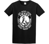 Men's Smash Cultural Marxism Men's T-Shirt Manches Courtes(Small)