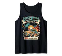 Mens Sock Hop Costume 1950s Rock and Roll Party Outfit Débardeur