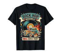 Mens Sock Hop Costume 1950s Rock and Roll Party Outfit T-Shirt