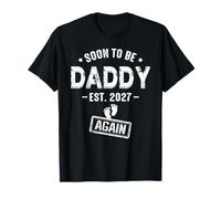 Mens Soon to Be Daddy Again 2026 Promu Papa T-Shirt