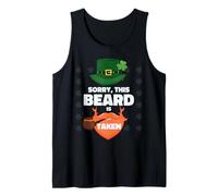 Mens Sorry This Beard is Taken St Patrick Day Beard Débardeur