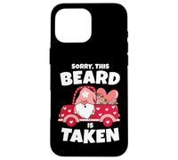 Mens Sorry This Beard is Taken Valentine's Day GNOME Beard is Taken Beard Coque pour iPhone 16 Pro Max