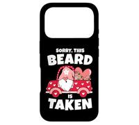 Mens Sorry This Beard is Taken Valentine's Day GNOME Beard is Taken Beard Coque pour iPhone 17 Pro