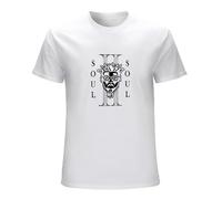 Men's Soul II Soul - 90'S Hip Hop R&B Soul Music Back to Life Keep on Movin' T-Shirts White L