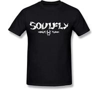 Men's Soulfly Band T-Shirt Unisex Black Tee L