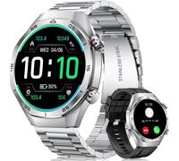 Men's Sports Smartwatch: Waterproof Fitness Pedometer ¿ Bluetooth Call Smartwatch Silver Compatible With Android Ios
