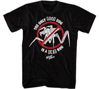 Men's Starship Troopers Movie The Only Good Bug is A Dead Bug Adult T Shirt Short Sleeve Hip Hop Tee T-Shirt Top Tee Black XXL