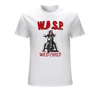 Men's Still W.A.S.P. Wild Men Heavy Metal Band Wasp Twisted Sister Unisex T-Shirts White M