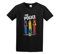 Men's Sting & The Police Synchronicity Album Cover Surreal Rock Tour T-Shirts Black XXL