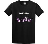Men's Stooges Live at Goose Lake August 8Th 1970 Regular Fit T Shirt Manches Courtes(3X-Large)