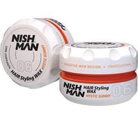 Men's Styling Wax 06-Mystic 150g-Peach Fragrance-Natural Shine Finish-Strong Hold-Aqua Wax Hair Gel-Long Lasting Control & Definition