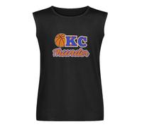 Men's Summer Vest Tank Thunder Oklahoma City OKC Basketball Men's Sleeveless T Shirt Casual Tops Clothing BlackXL