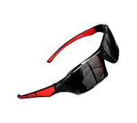 Mens Sun - | Tons polarisés légers avec protection UV | Blocs de mode confortables, lunettes de en plein air, conduite, course à pied, cyclisme, locels de sport, Black Red, verwijzen naar de