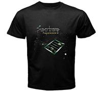 Men's Supertramp Crime of The Century Rock Music Black Size T-Shirts Black 3XL