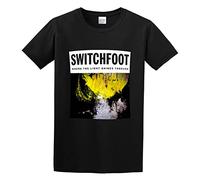 Men's Switchfoot Where The Light Shines Through Cotton T Shirt Black XXL