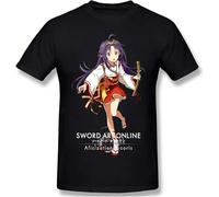 Men's Sword Art Online T-Shirt Short Sleeve Tee Shirt Manches Courtes(Medium)