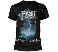 Mens T-Shirt Absu Third Storm of Cythraul Short Sleeve Crewneck Tee Black XXL