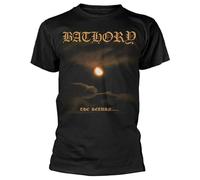 Mens T-Shirt Bathory The Return. 2017 Short Sleeve Crewneck Tee Black S