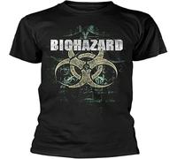 Mens T Shirt Biohazard We Share The Knife Short Sleeve Crewneck Tee Black L