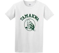 Men's T Shirt Camp Tamakwa Fun American Pie Popular Movie Crew-Neck t-Shirt White Manches Courtes(Medium)